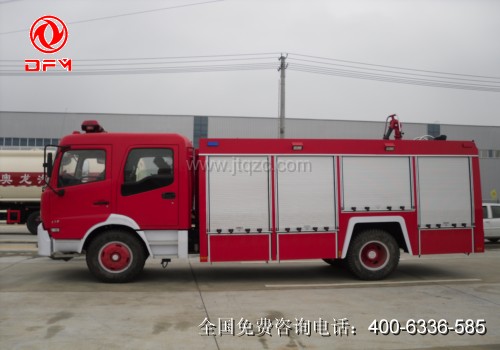 東風天錦水罐消防車（側(cè)面）