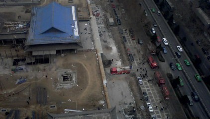 消防車(chē)現(xiàn)場(chǎng)滅火照片一