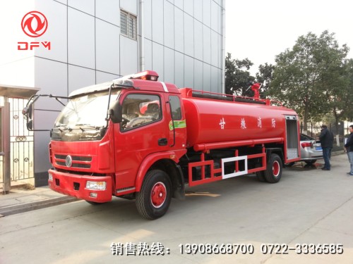 東風(fēng)一排半駕駛室糧庫消防車